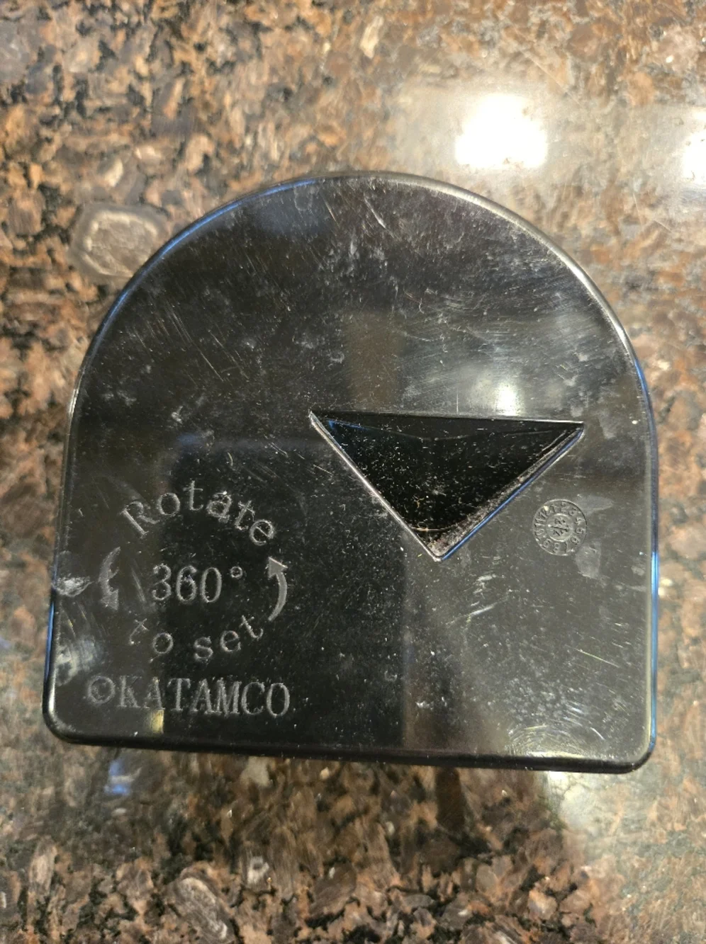 Toilet Timer by - Black and White Bathroom Timer